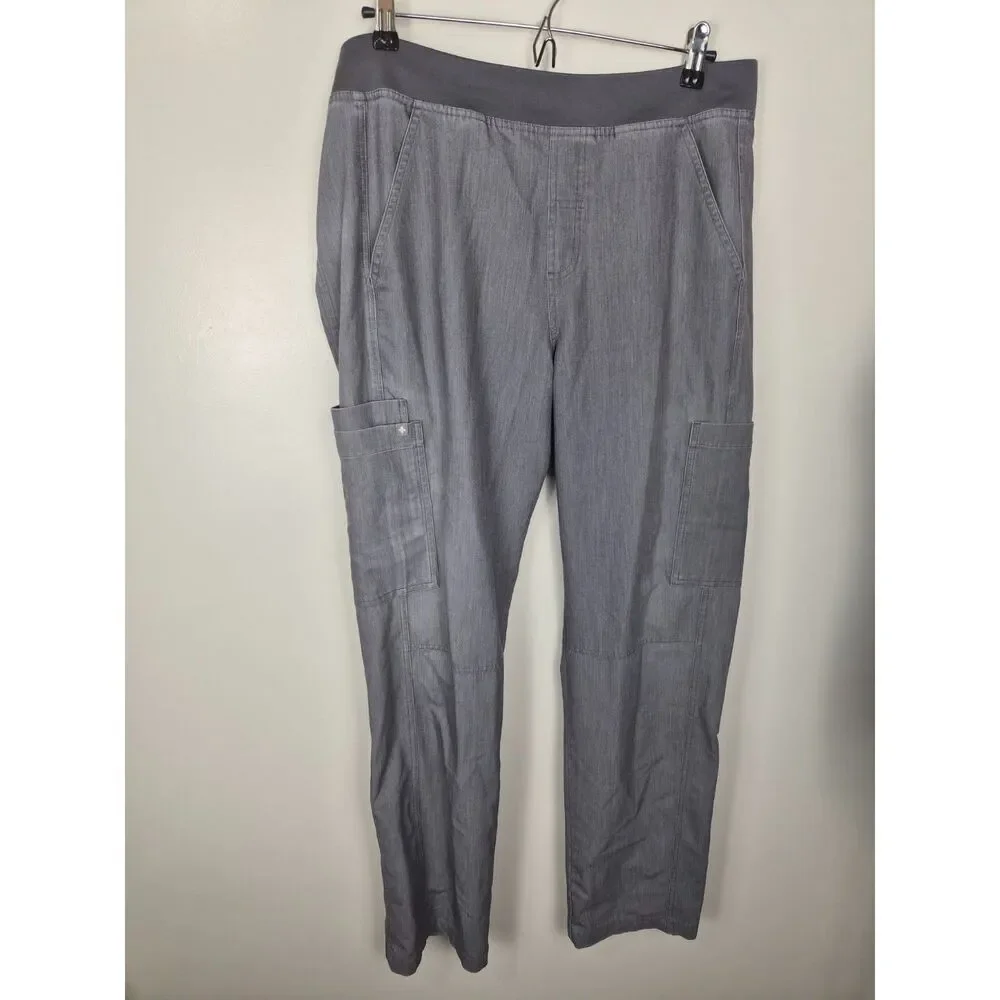 FIGS Mens Technical Collection Axim Graphite Cargo Scrub Pants T2001